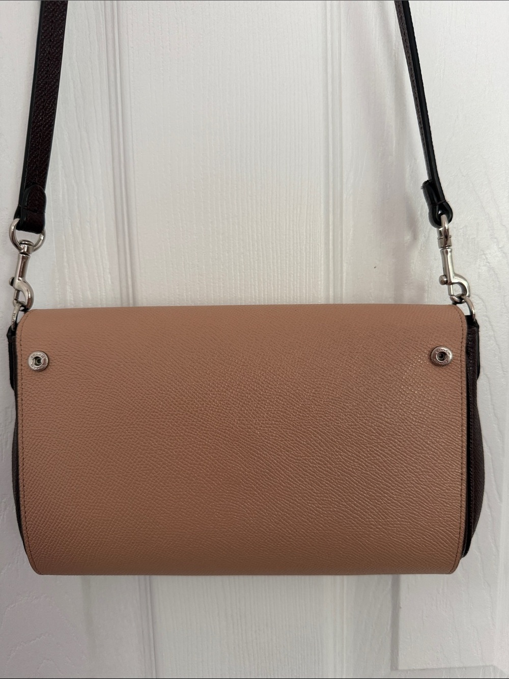 NWOT New Coach F12106 Reversible Ruby Crossbody Leather Purse Oxblood/Nude Pink - Picture 6 of 15